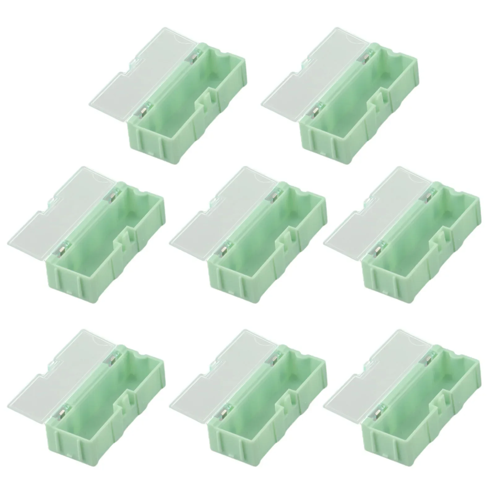 10-個-smd-smt-電子ボックス用電子部品小さなネジナットワッシャーコンテナミニプラスチック収納ボックス