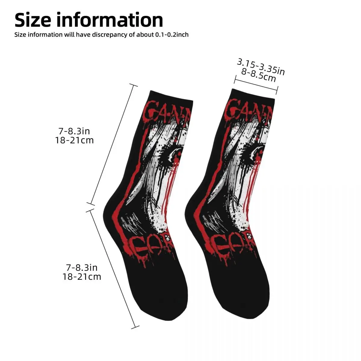 Cannibal Corpse Death Metal Band Socks Men Women Polyester FunnyMusic Socks High Quality Spring Summer Autumn Winter Socks Gifts