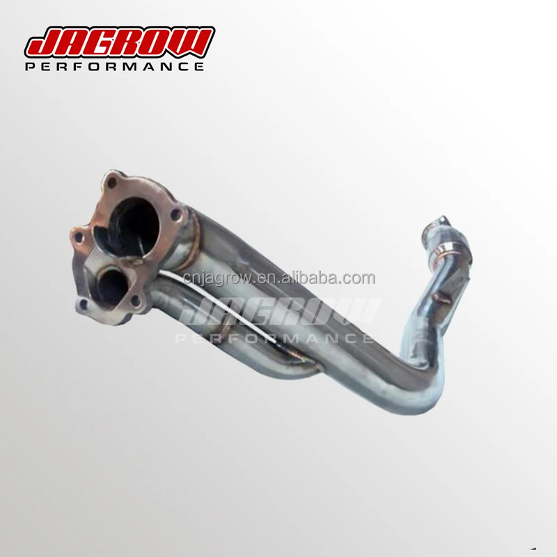 For Subaru Impreza WRX STI Hi-flow Cat Double Chamber Downpipe