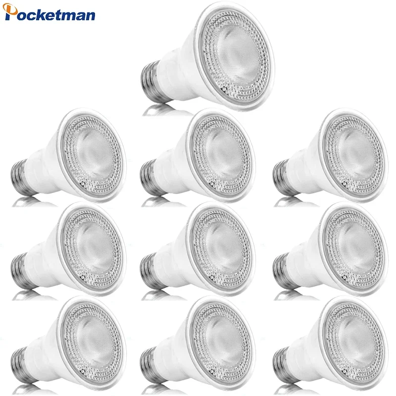 

LED Lamp Bulbs 85-265V E27 Spotlight 6000K LED Bulb 4000K Flood Lights Track Light Bulbs Indoor Flood Light Bedroom Bathroom