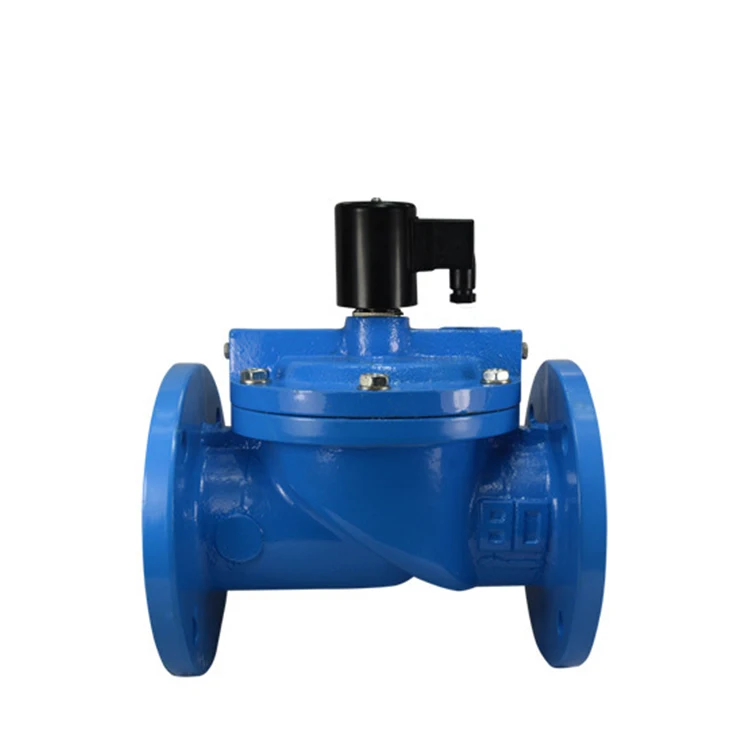 SONGO DC24V DN80 3 Inch Flange Cast Iron Water Solenoid Valve