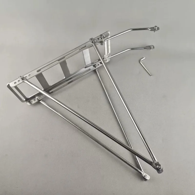 High Load Bicycle Rear Rack Stainless Steel Bicycles Luggage Carrier Sturdy Thick Mountain Bike Frame General Bikes Accessories