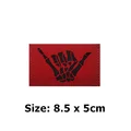 Red 8.5x5cm