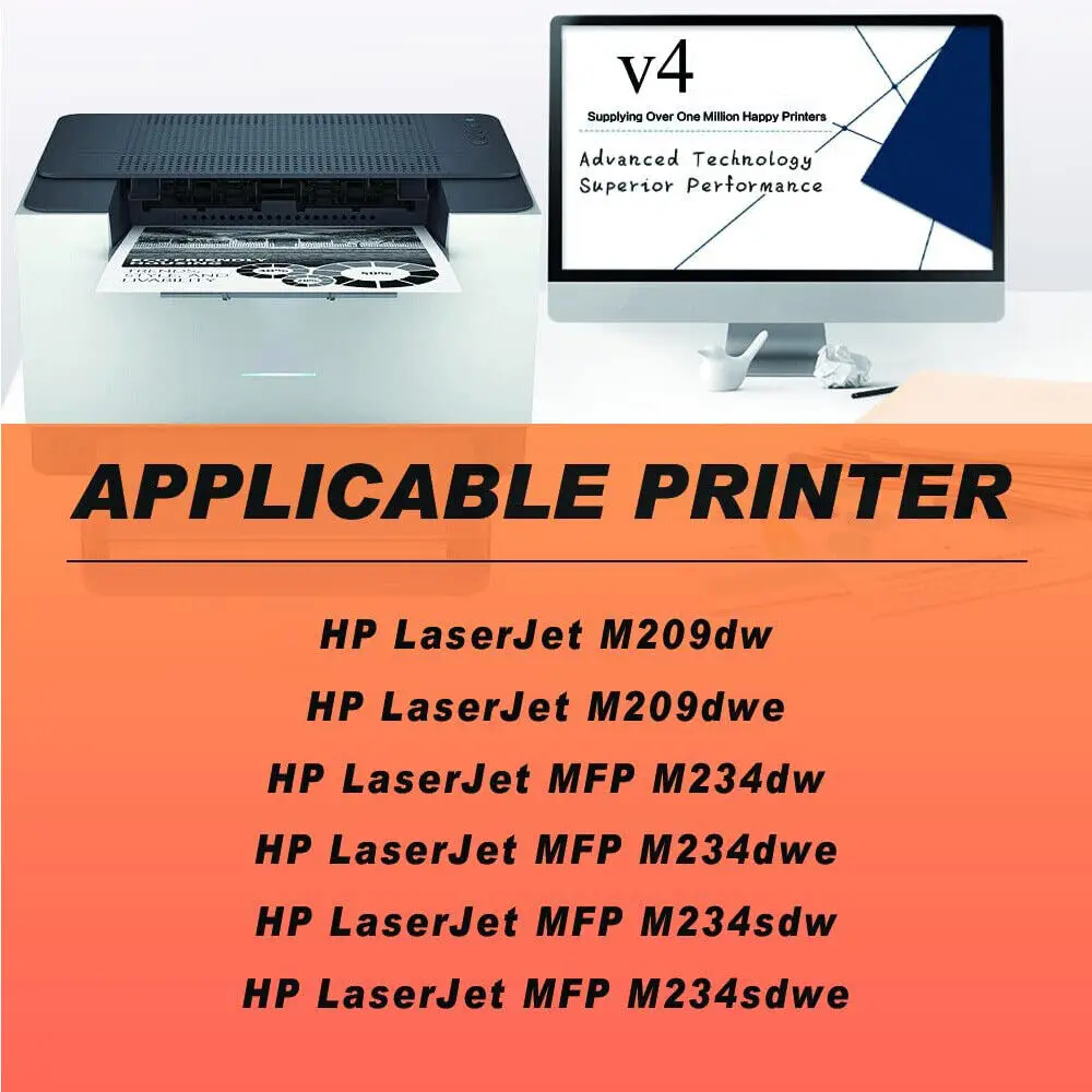 1x 134X W1340X Toner HY Black Original HP LaserJet  M209dw MFP M234d No Chip