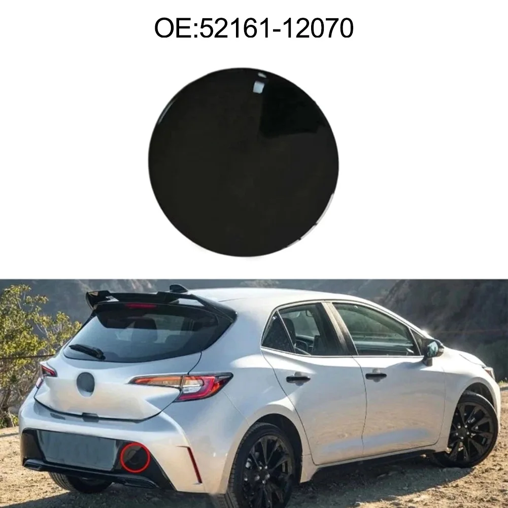 Rear Bumper Tow Hook Cover Cap For Toyota For Corolla Hatchback 19-22 5216912170 Rear Bumper Trailer Cover Automobiles Parts