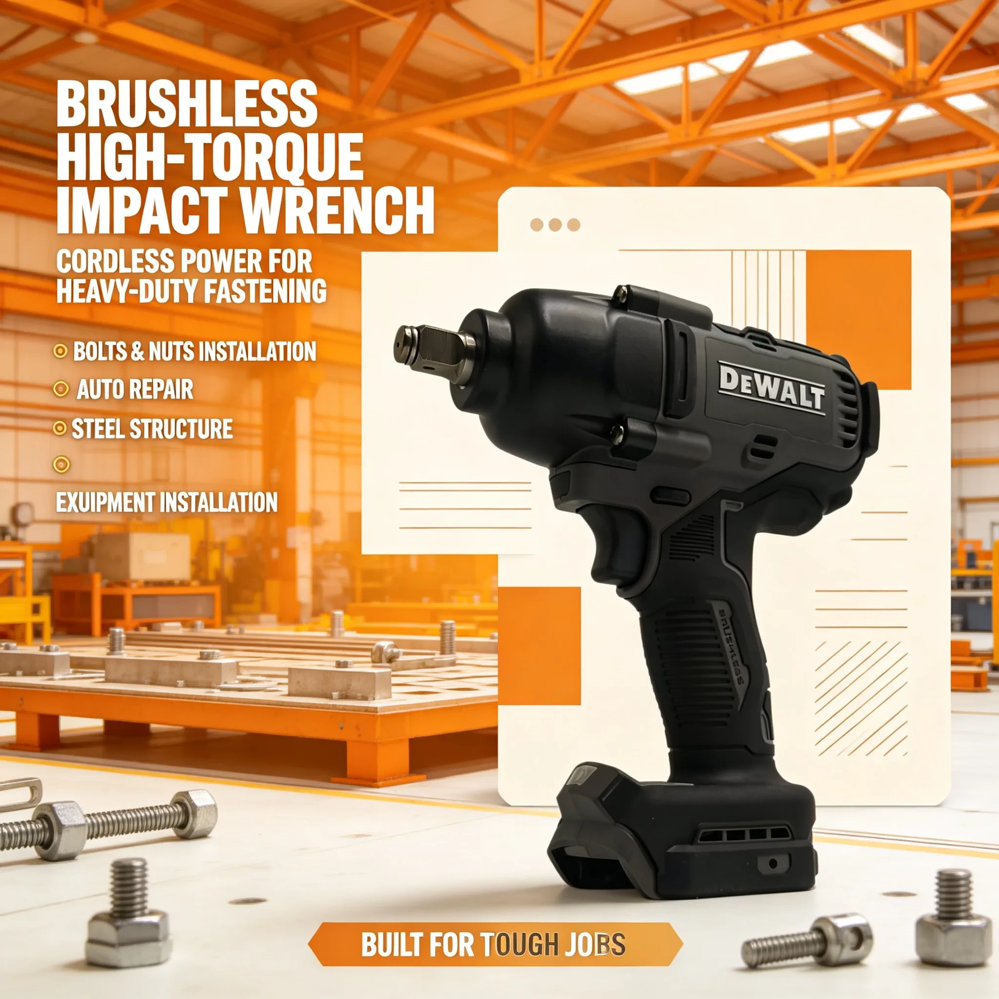 Brushless Impact Wrench 20V - DEWALT DCF99M – akumulatorowy, bezszczotkowy klucz