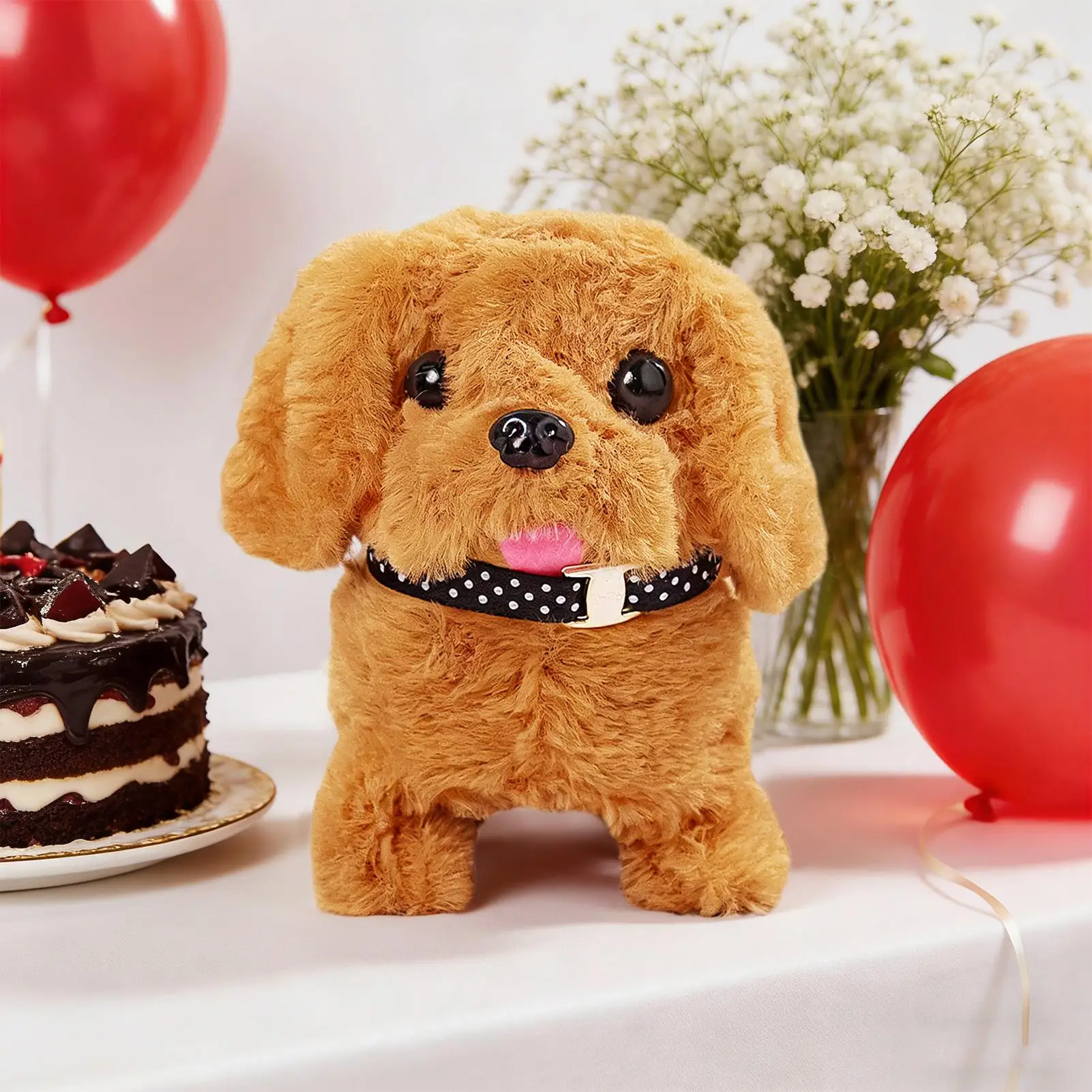 Walking Dog Toy Interactive Educational Walking Dog Electronic Toy Robot Pet For Boys Girls Preschoolers Children Living Room