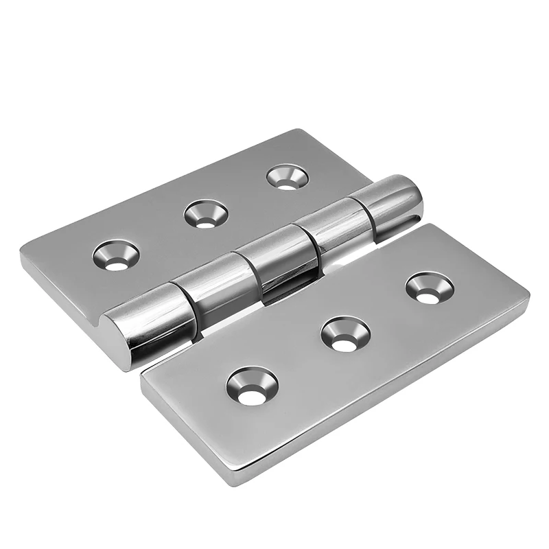 100*100mm Heavy Duty Marine 316 zawias ze stali nierdzewnej łódź kwadratowy pokład odlewany zawias do drzwi lustrzany polerowany sprzęt — zdjęcie 6