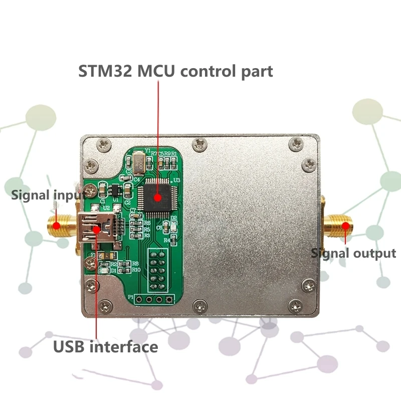 Imagem -04 - Módulo Pll rf Signal Source Sincronizador de Freqüência Fase Bloqueado Loop Controle Único Chip com Cavity Adf4351