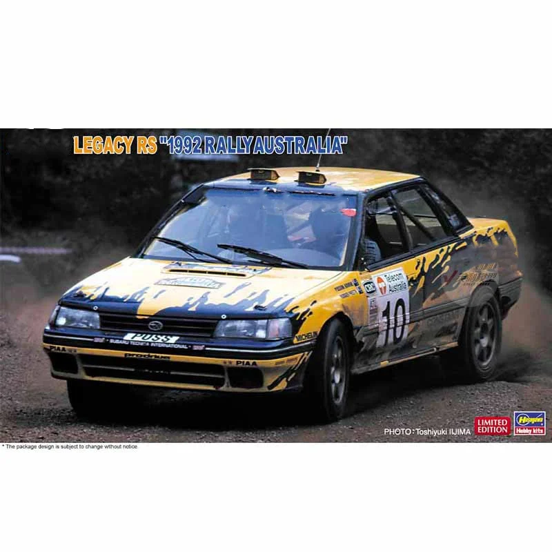 HASEGAWA 1:24 RS 92 Australian Rallying 20527 Limited Edition Static Assembly Model Kit Toys Gift