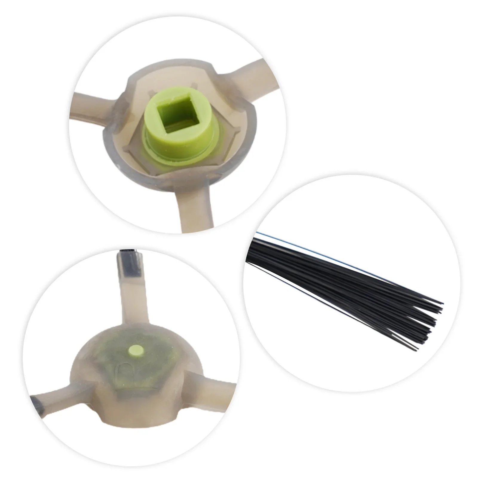 6 шт. боковые щетки для EICOBOT R20, запасные части для робота-пылесоса, сменные аксессуары для бытовой уборки