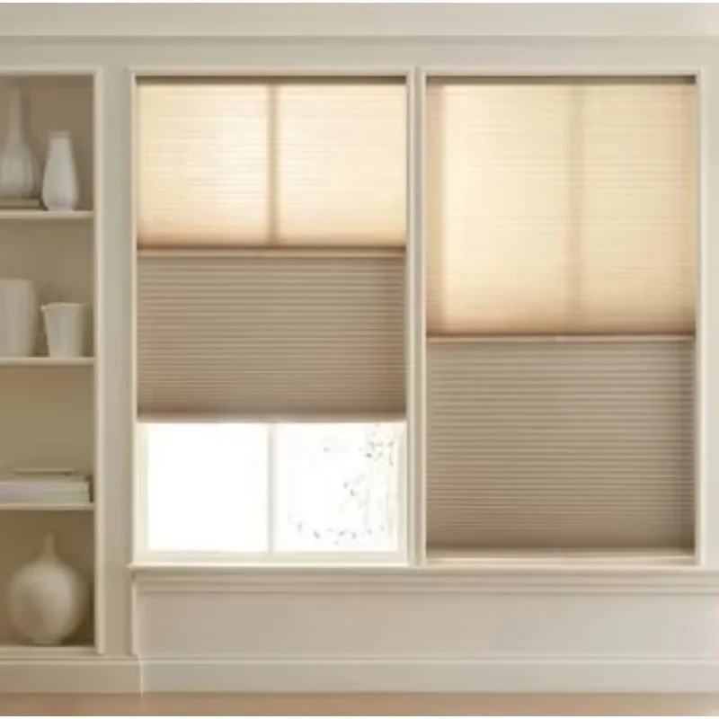 Premium Waterproof Dual Day & Night Honeycomb Roller Blinds Cellular Shades Window Treatment Fabric Blind for Home