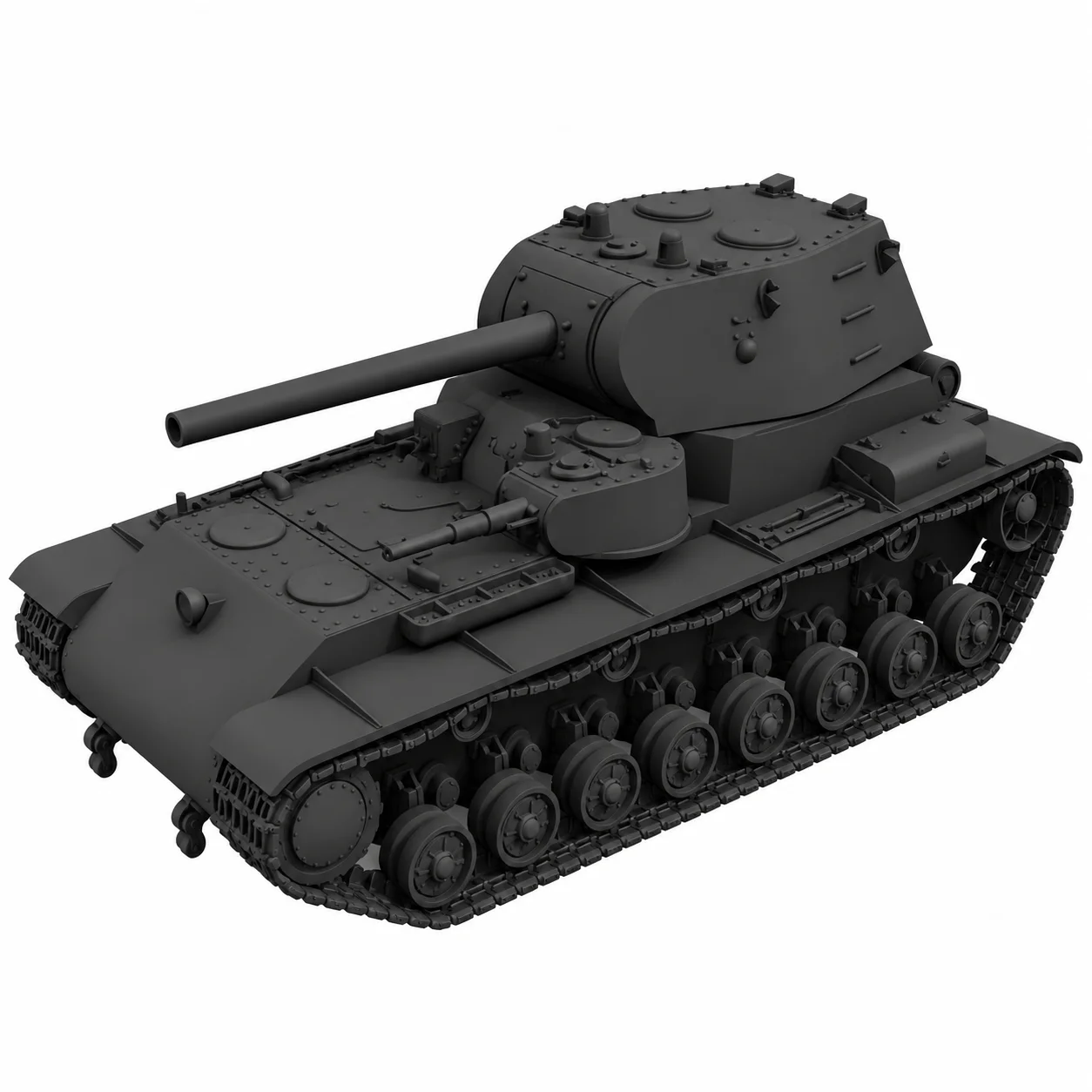 Model Kit Tank - SSMODEL 1/72、1/100、1/144、1/200スケール KV-4 V戦車 レジンモデルキット TSS0091