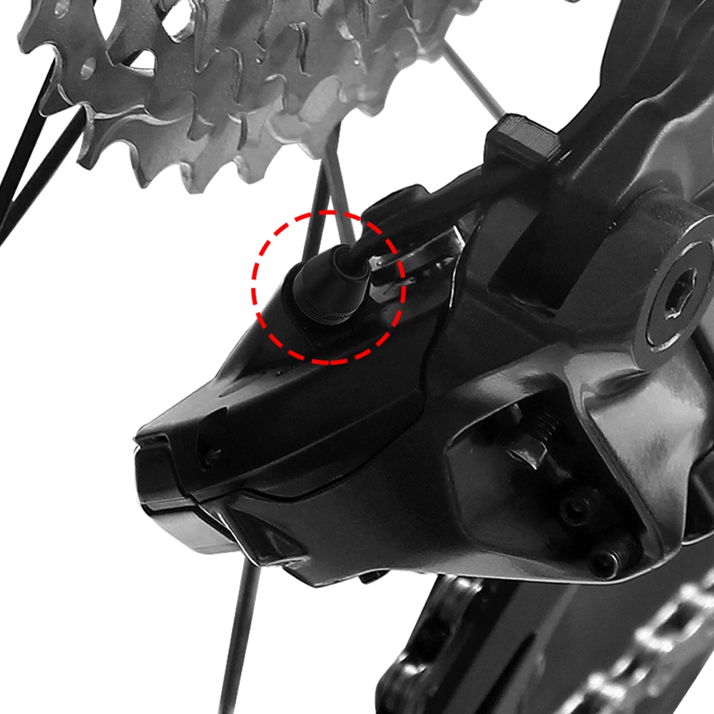 2Pcs Road Bike Rear Rubber Sleeve Dust-proof Rear Electronic Derailleur Cover 12 Speeds for Road Bicycle Rear Derailleur