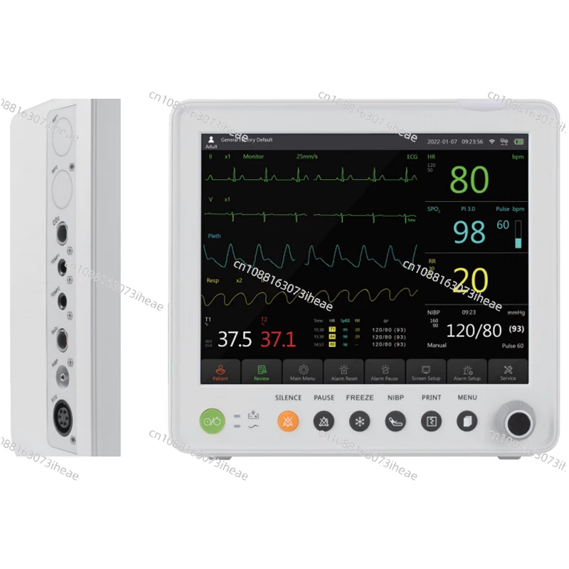 2024 New Type Animal Vet Multi Parameter Patient Monitor- CO2 Vital- Signs- Monitor-ing Harnesses Veterinary Monitor-