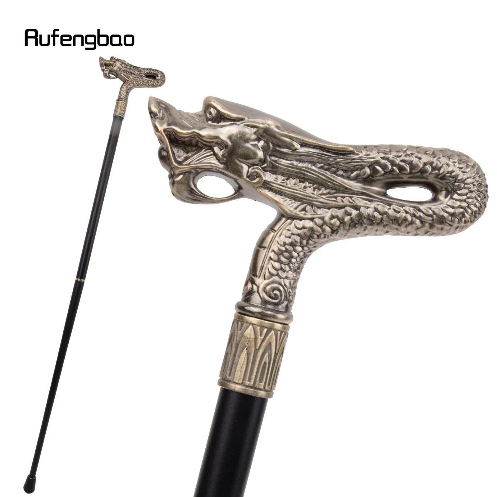 

Медная модная палочка с драконом, декоративная палочка для косплея, винтажная вечерние модная трость для ходьбы, Crosier 92 см, сценическая трость для выступлений