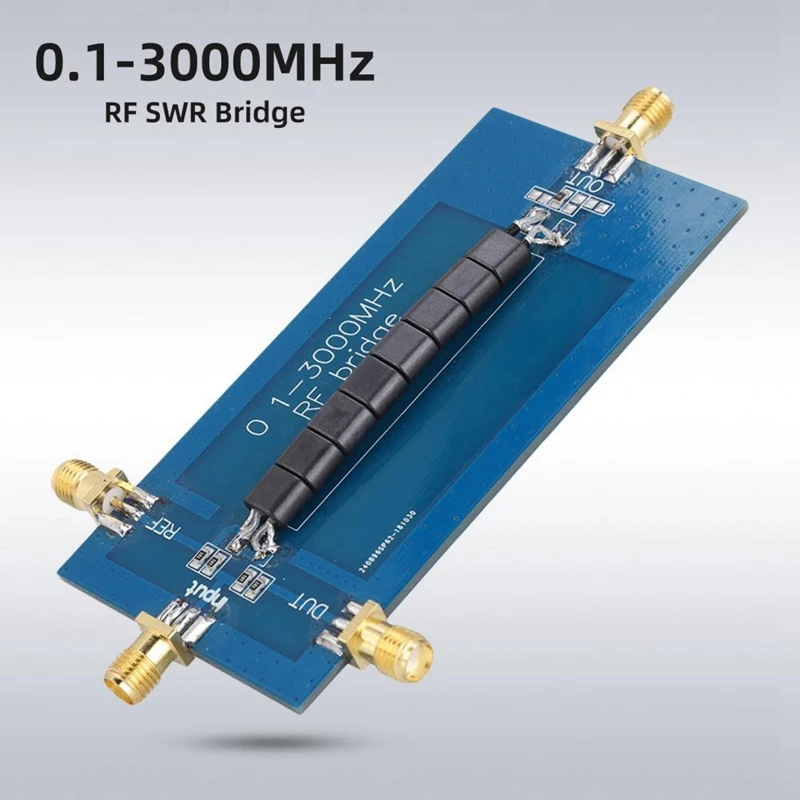 Ponte a onde stazionarie Ponte di riflessione SWR ad alte prestazioni Facile da usare Ponte di riflessione RF SWR da 0,1-3000 Mhz per fabbrica