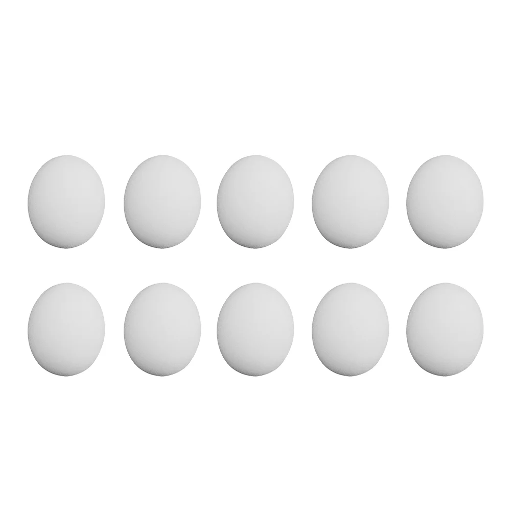 

10 Pcs Sponge Eggs DIY Crafts Trick Toy Fake Entertainment Props Performance Simulated Imitation Game Playthings Stuffed