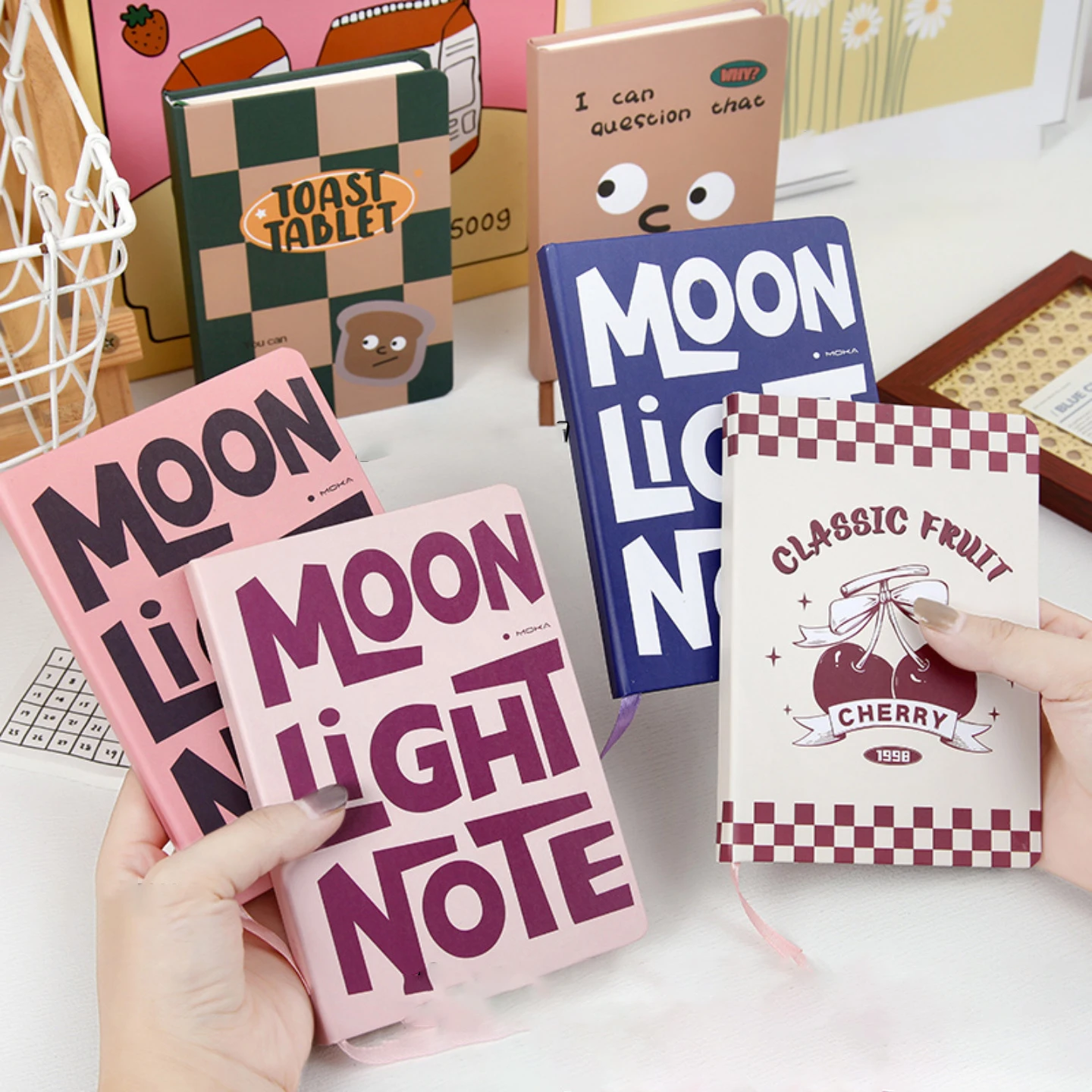 A6 A7 Mini Notebook American Retro Pocket Notepad Memo Diary Planner Sketchbook Office School Student Stationery 96 Sheet New