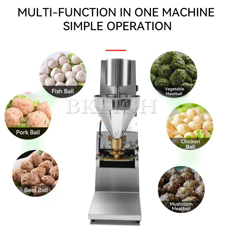 The Highest Quality New Rice-Meat Dumplings Machine Multi-Function Small Vegetable Radish Meatball Machine