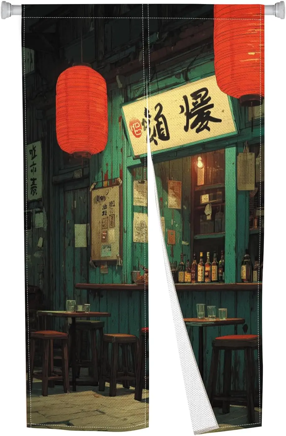 Traditional Japanese Noren Doorway Curtain Kitchen Door Curtains Tapestry Window Treatment Panel Hanging Room Divider Bedroom