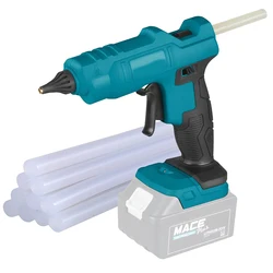 130W Cordless Electric Glue Gun for Makita 18V / 21V Battery DIY Hot Melt Welding Hot Air Gun Adapted for 11mm Sticks