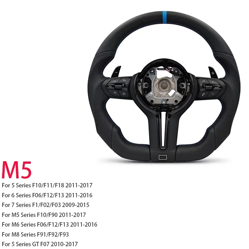 M Sport stuurwiel voor BMW Flat Bottom F01 F06 F10 F11 F12 F20 F21 F22 F25 F26 F30 F31 F32 F33 F34 F36 M3 F80 M4 F82 M5 F90