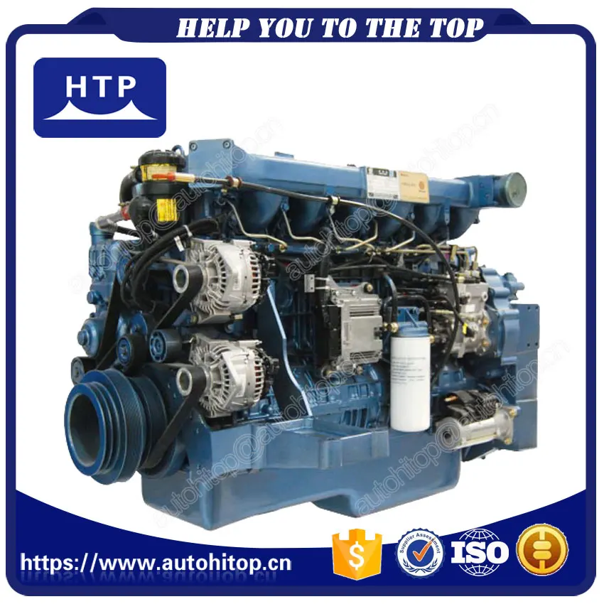 Oem Quality 6 Cylinders L Line Auto Engine Assy For WEICHAI Bus WP12