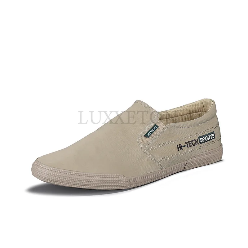 High Quality Canvas Casual Shoes Men Comfortable Outdoor Walking Footwear Breathable Surface Flats Men Shoes Loafers Boat Shoes