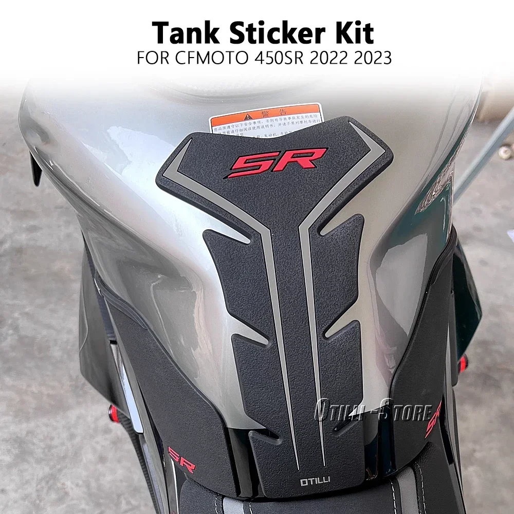 Motorcycle Accessories Frosted Sticker 450SR 450 SR Decal Kit Fuel Tank Pad Protector Anti slip For CFMOTO 450sr 2022 2023