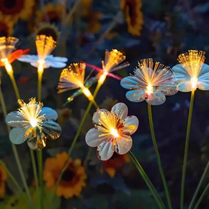 

Nice 6-Head Solar Flower LED Lights Outdoor Waterproof 2-Mode Decoration Stake Lights,Landscape Lighting For Garden,Lawn,Yard,Pa