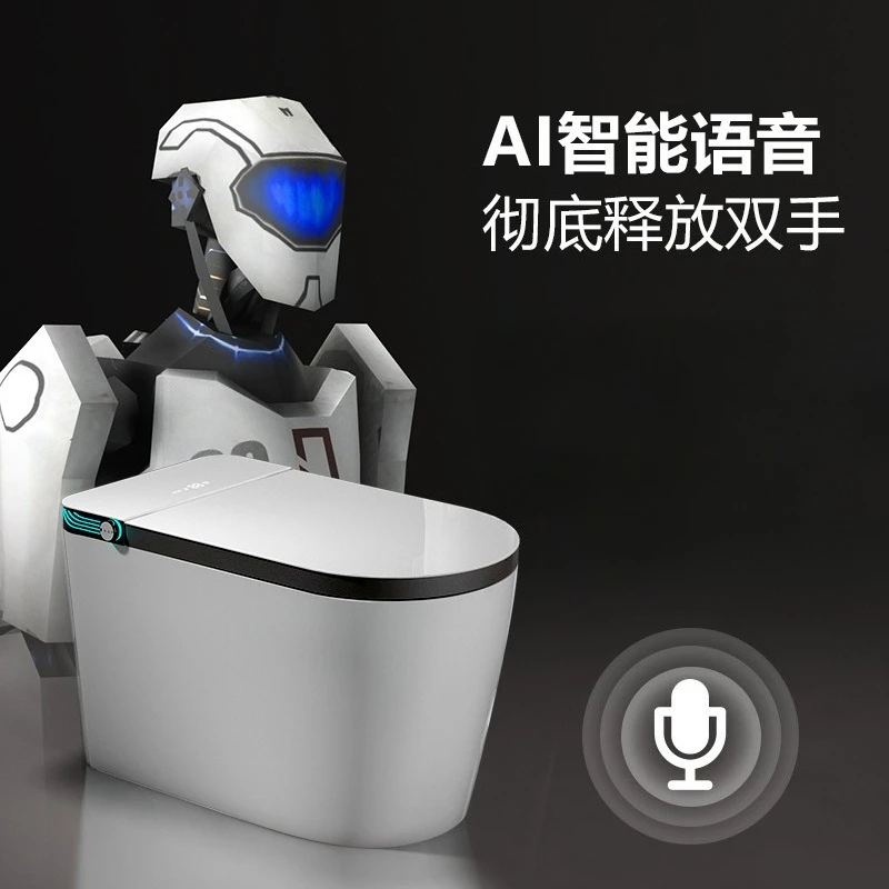 مرحاض ذكي، مرحاض أوتوماتيكي، لا حد لضغط الماء، درع فقاعي منزلي متكامل كبير الحجم ساخن