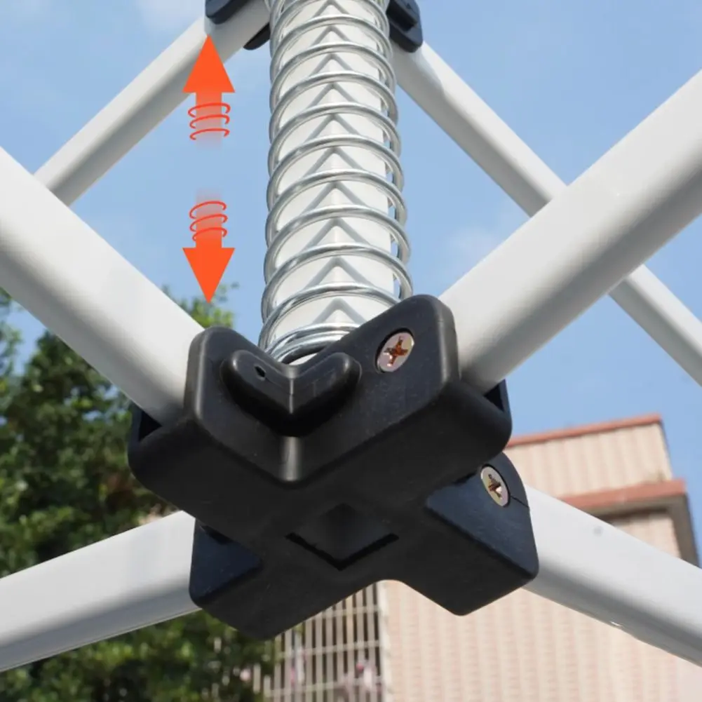 

4Pcs Gazebo Pop-Up Tent Center Bracket Connector Plastic 4-Way Fits 34×34mm Tubes Tent Center Bracket Camping Tent Accessories