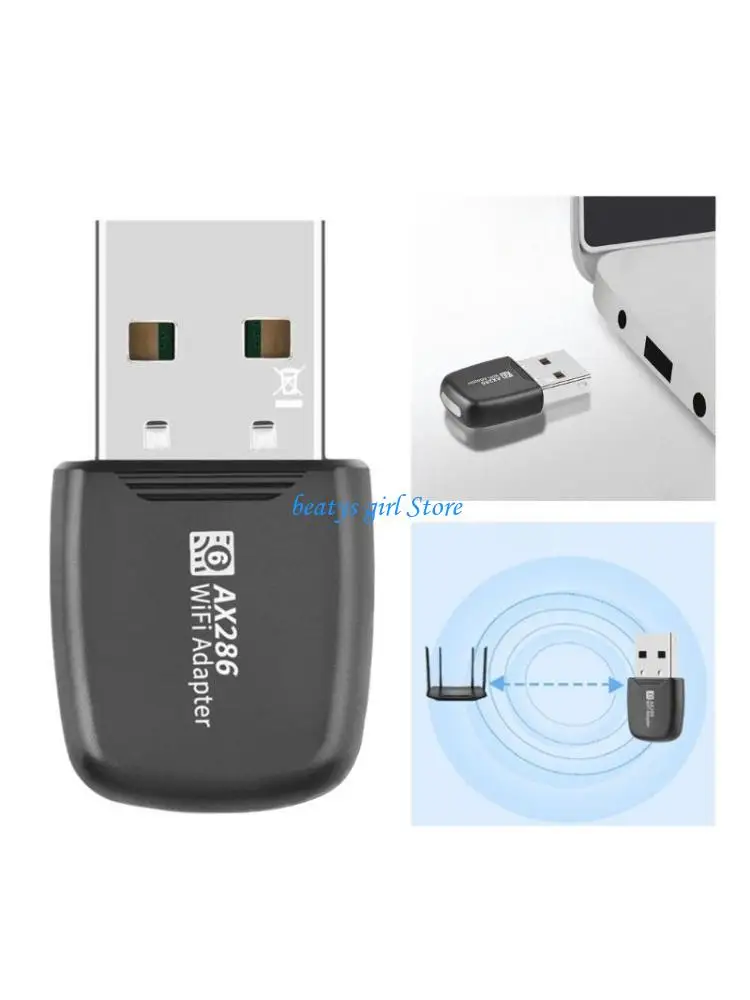 

C7AB AX312 WiFi 2.4G USB2.0 Adapter Wirelessly Networking Receiver WiFi Dongle