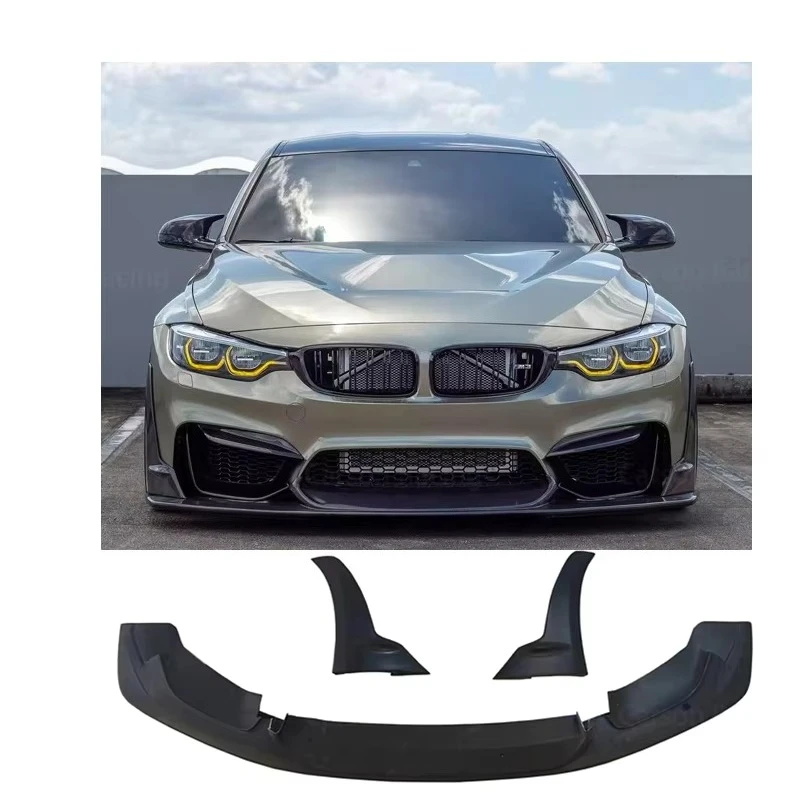 

Real Carbon Fiber Front Bumper for F80 M3 F82 F83 M4 Demon King Version Resin Carbon Fiber Front Lip M3 M4 Fender