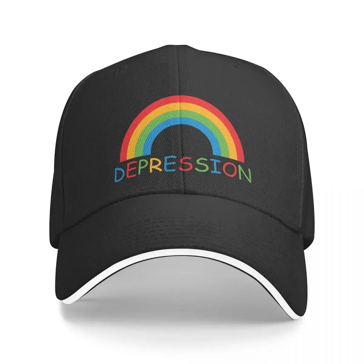 Sad Rainbow Baseball Cap Hip Hop Sun Cap Women Caps Men's