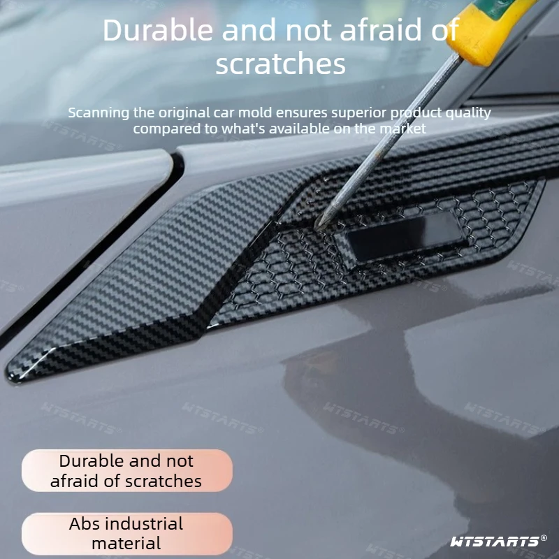 For Toyota Rav4 2026 Fender decorative cover decorative panel scratch resistant Leaf board decorative sticker Exterior Parts