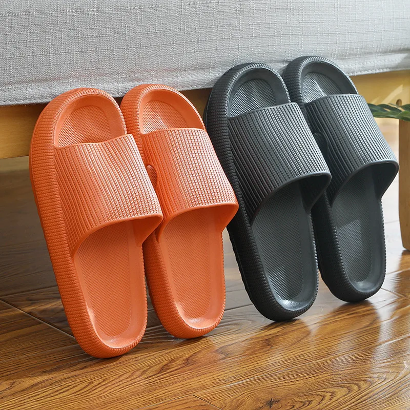 Koppels Dragen Bovenkleding Man Slippers Voor Mannen Dikke Zool Huis Schoenen Eva Ondersteuning Schoenen Zomer Sandalen Badkamer Mannen Slipper