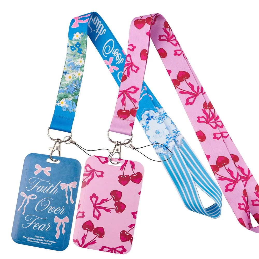 

Милый розовый брелок-шнурок LX1638 с бантом для ключей, удостоверений, бейджей, аксессуаров, подарок