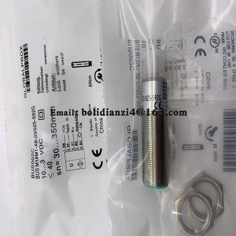 

Ultrasonic sensor BUS0024 BUS M18M1-XA-03/025-S92G In stock