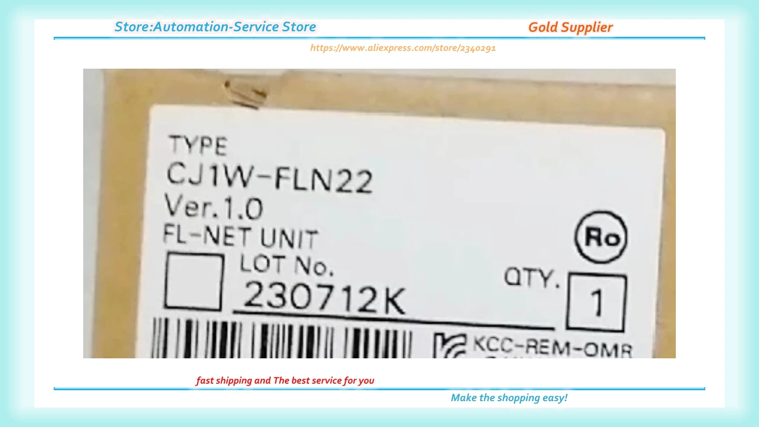 CJ1W-FLN22 CJ1W-ETN11 CJ-series Communication Unit DeviceNet Ethernet 10BASE-T PLC Expansion Module