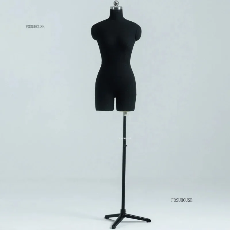 

Three-dimensional Cutting Mannequins Clothing Wedding Dress Display Half-length Female Mannequin for Women's Clothing Store