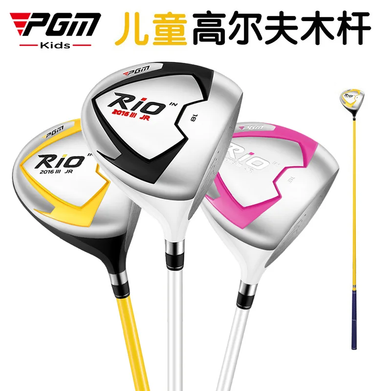 

PGM Kids Golf Driver Large Head 1 Wood Junior Beginner Carbon Shaft for Boys Girls Youth