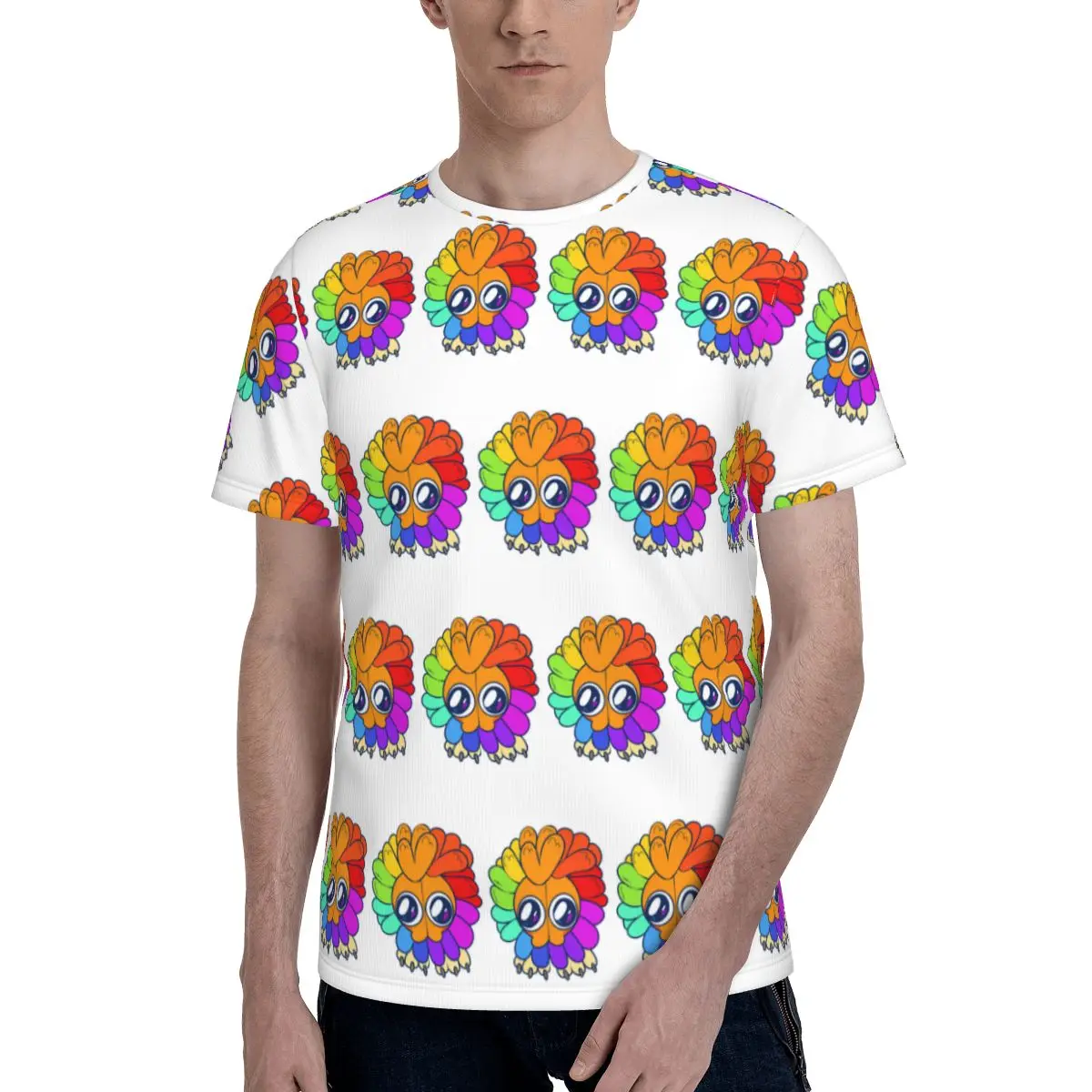 Funny Yarnaby Plush Critters T-Shirt for Men Cotton T Shirts Men's Tees Short Round Neck Summer Clothes Tops