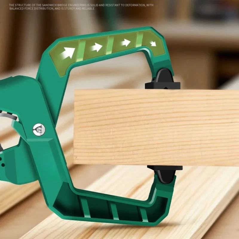 4/6/9/8Inch Quick Ratchet Plastic Spring Clamps G  Powerful Nylon Clip Spring Clamps Wood Carpenter  Woodworking Auxiliary Tool