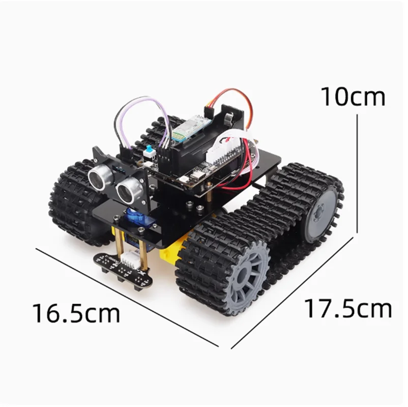Smart Tank Car Robot Tracking Bluetooth U-Bot Track Car V2.0 Kit  esp32