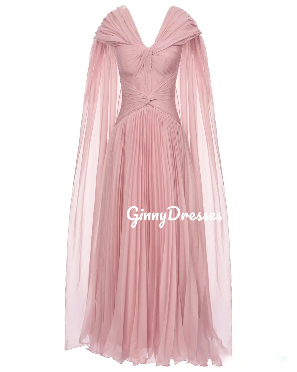 Elegant Customized V-Neck A-Line Floor-Length Formal Occasion Dresses Ruffle Zipper Up Sleeveless Lining Formal Occasion Dresses
