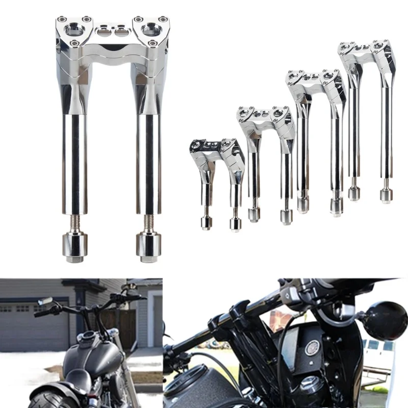 Street Gliding Motorcycle Modified Parts Electroplating Height Raiser Seat