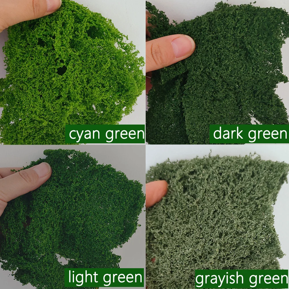 Model Making Materials Simulation Reticular Tree Powder DIY Tree Building Sand Table Ground Grassland Bush Plants Accessories