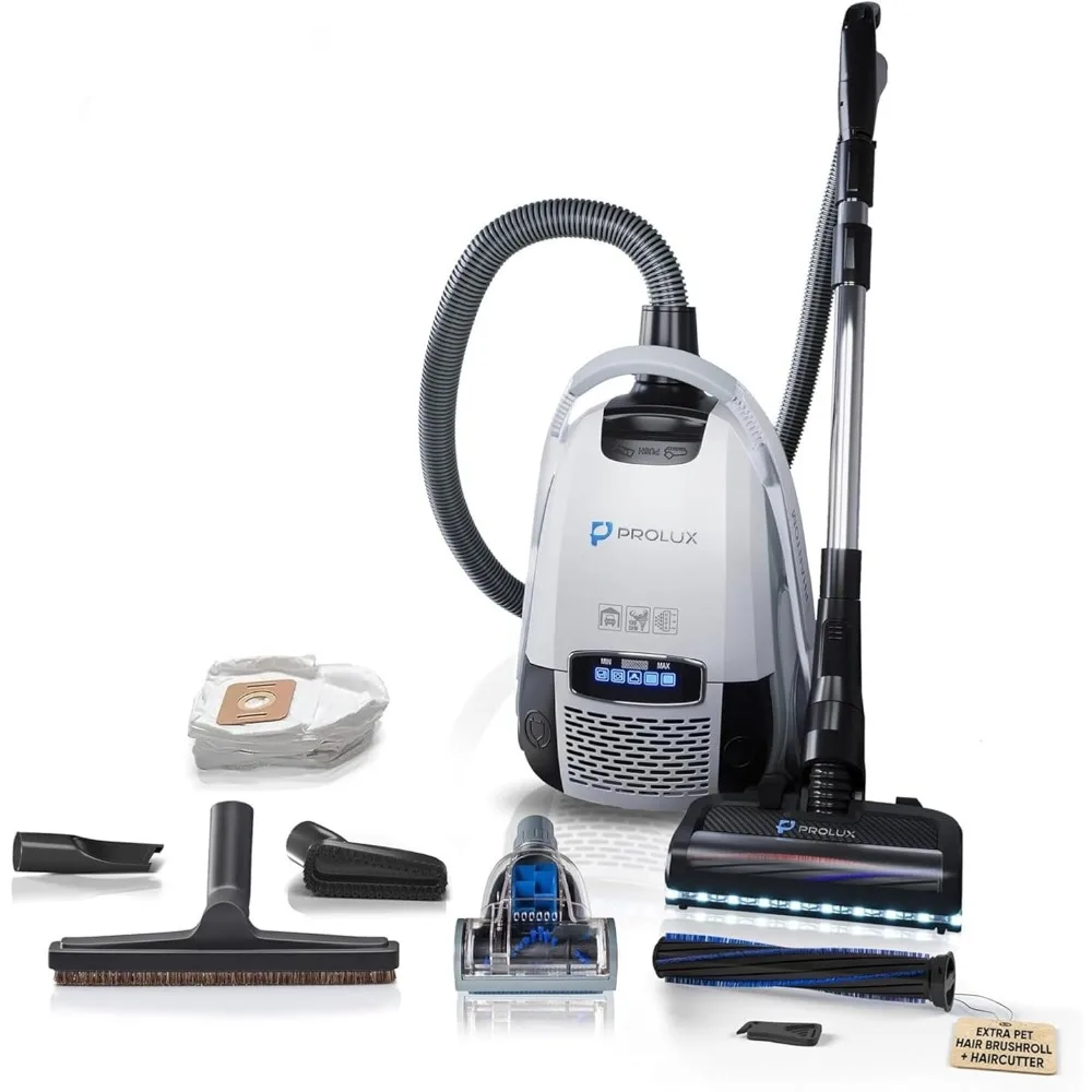

Vacuum Cleaner Power Nozzle for Quick Cleaning Lightweight with HEPA Filter Adjustable Suction for All Floor Surfaces